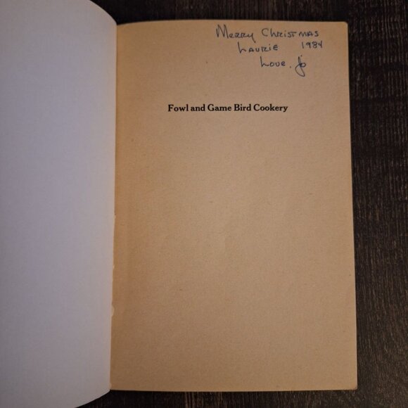 James Beards Fowl Game Bird Cookery Paperback 1970s Cook Book Chick Turkey Duck - Picture 2 of 9